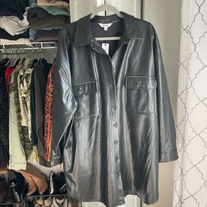 Steve Madden Black Leather Dress